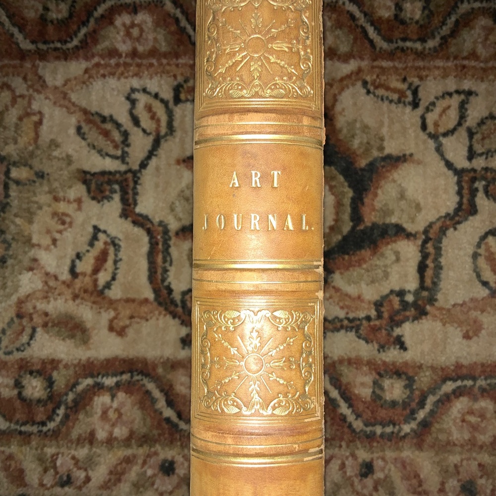 VINTAGE ART JOURNAL 1861. Book is intact.